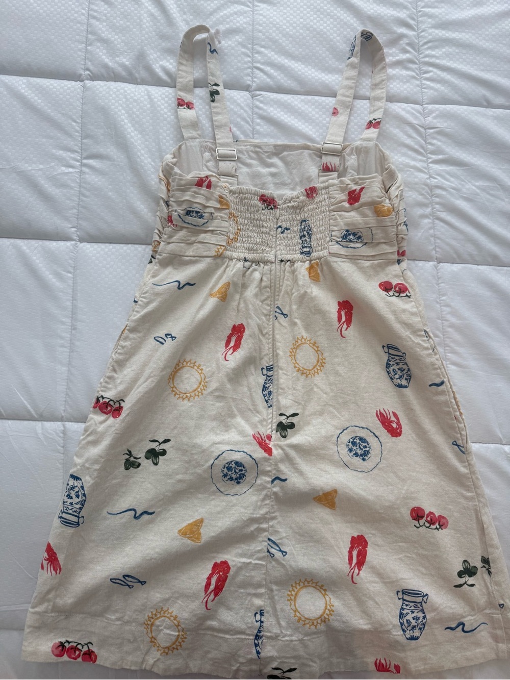Abercrombie & Fitch Emerson Linen-Blend Printed Skort Dress - Picture 3 of 4